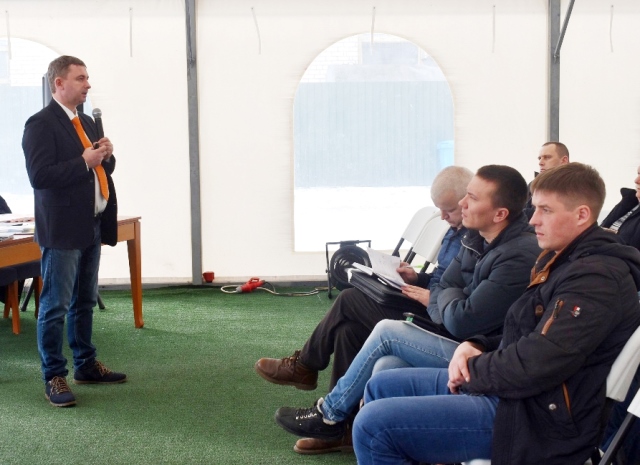 A SEMINAR WAS HELD BY AMAZONE FOR KALININGRAD FARMERS IN THE PREMISES OF THE AGRICULTURAL HOLDING COMPANY