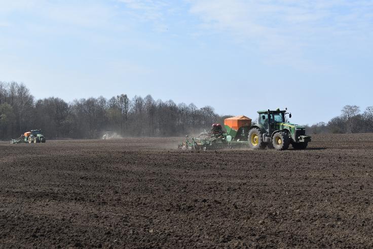 SPRING SOWING WORKS COMPLETED IN THE AGRICULTURAL GROUP DOLGOVGROUP